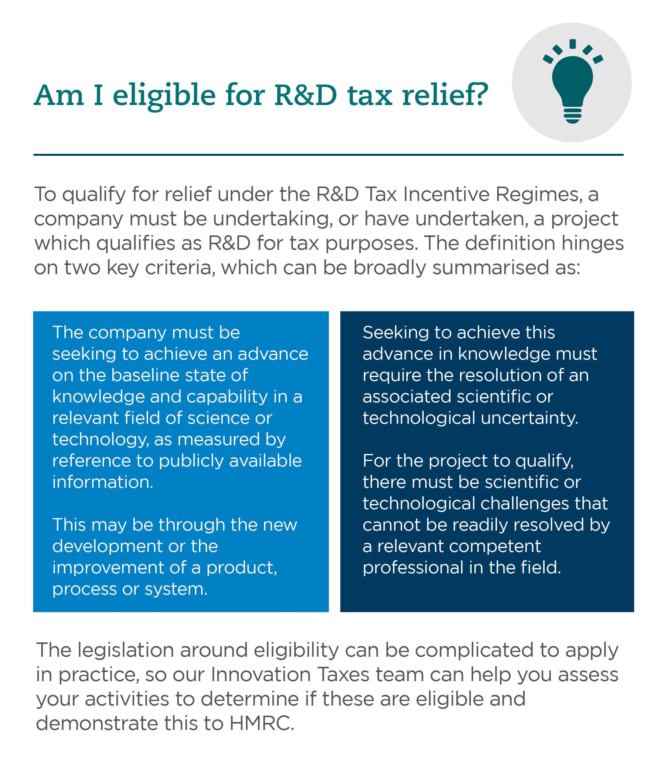 Research & Development Tax Relief  Johnston Carmichael